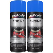 Duplicolor De1601 2-pack Engine Enamel Paint Ford Blue 12 Oz Aerosol