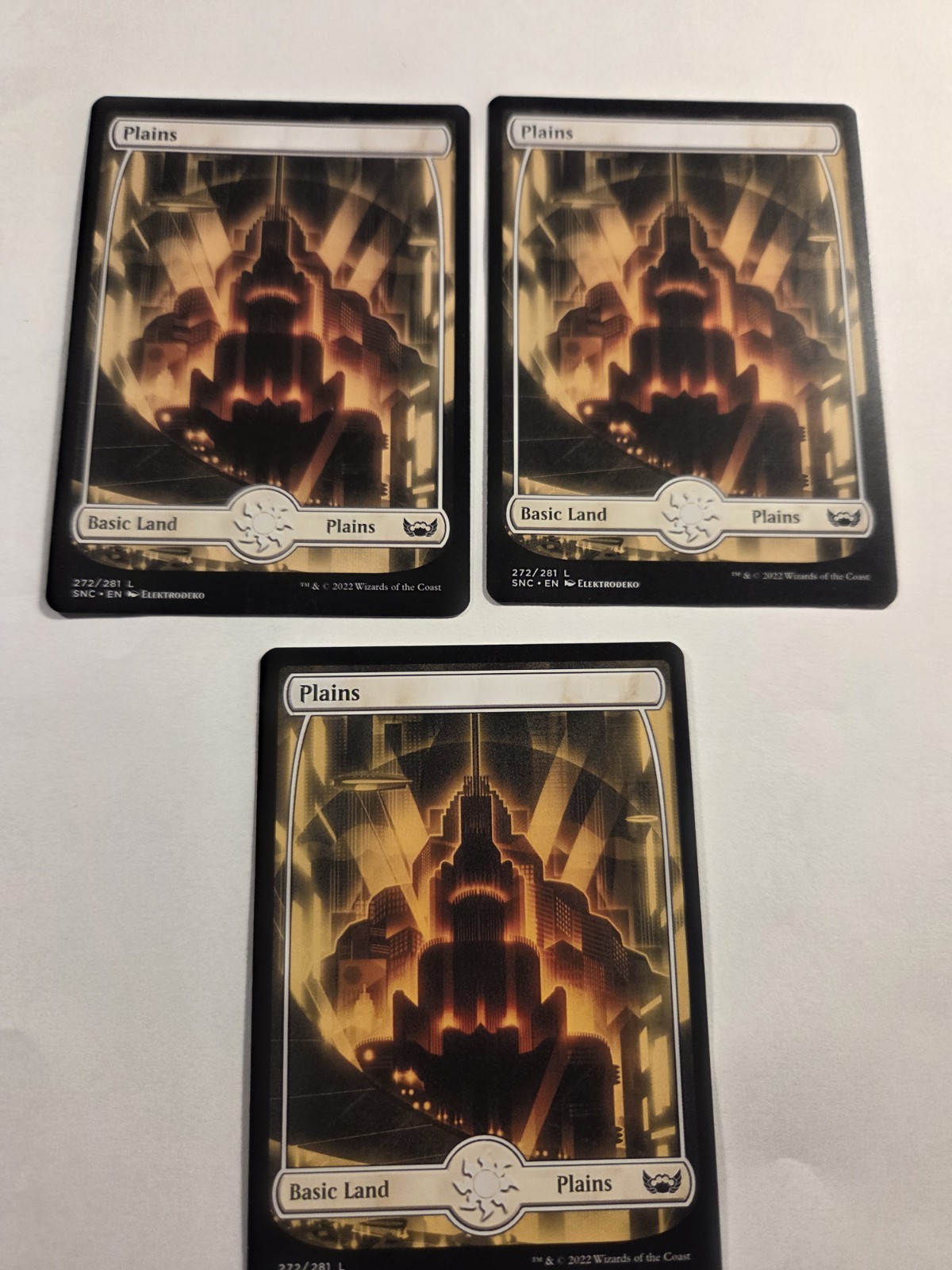 Plains (272) Streets of New Capenna Regular X3