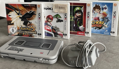 Nintendo New 3DS XL Super Nintendo SNES Edition + Zubehörpaket