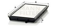 MANN-FILTER CU2835 Filter, Innenraumluft FüR Alpina Bmw