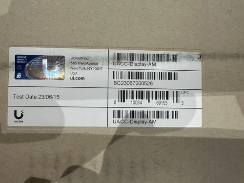 Ubiquiti UACC-DISPLAY-AM Arm Mount for UniFi Connect Free UK  Royal mail tracked