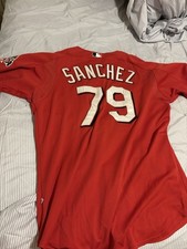 2004 Cincinnati Reds Jesus Sanchez Game War Spring Training Jersey