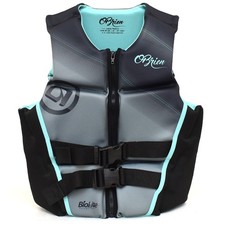 O'Brien Boat Flex V-Back Women's Life Jacket 2192755 Medium Aqua