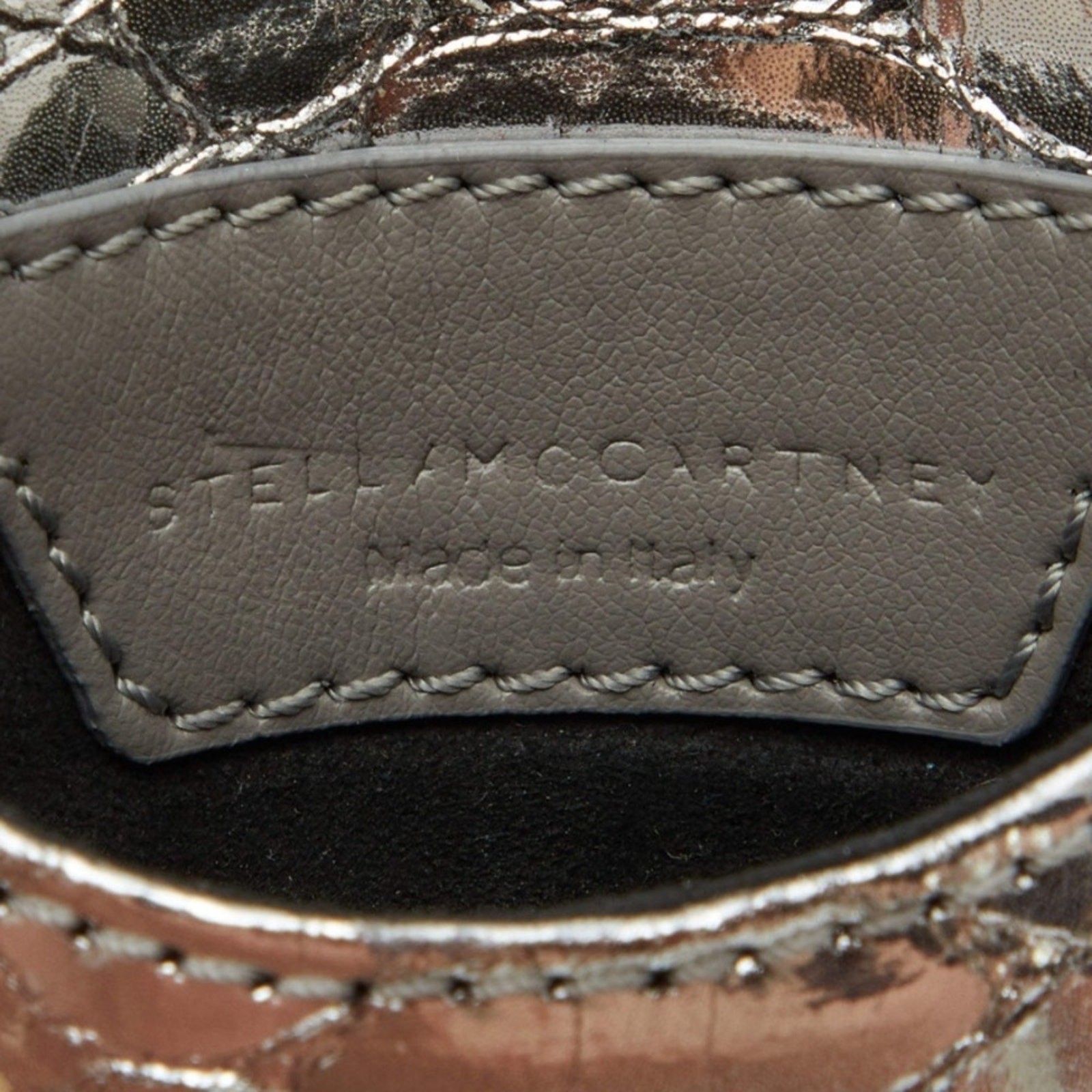 Stella McCartney Silver Python Embossed Falabella… - image 10