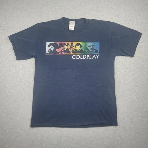Vintage 2006 Coldplay Twisted Logic Tour Band T Shirt Medium 2000s vintage concert t-shirt, vintage, size M, single stitch, B+ condition