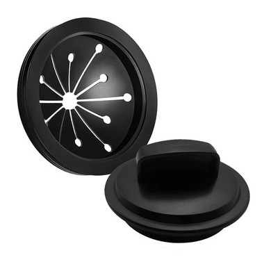 3-1/8 Inch Garbage Disposal Splash Guard and Sink Stopper, Universal 1+1 