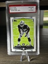 Topps 2014 Khalil Mack Rookie Card #373 Oakland Raiders NFL Football. rookie card picture