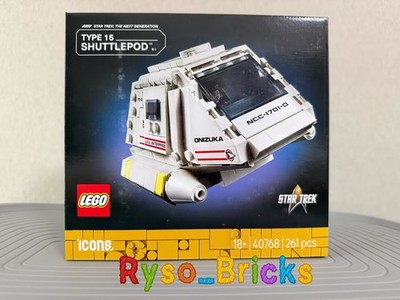 LEGO 40768 Star Trek: Type-15 Shuttlepod – New & Sealed | eBay