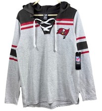 NFL Team Gray and Red Hoodie Size M