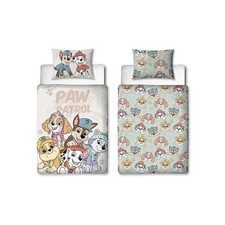 Paw Patrol Duvet Cover Bedding Set Junior Toddler Reversible Sketchy Boys Girls