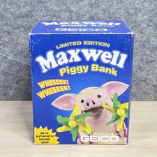 Hucha parlante GEICO Maxwell The Pig en caja edición limitada 537/3000