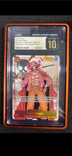 Gol.D.Roger (Alternate Art) graded CGC 10 for sale on eBay