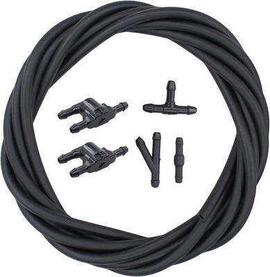 #ad #ad Windshield Wiper Washer Squirter Nozzle Spray Jet Kit and 3 Meters Fluid Hose Tu $17.99