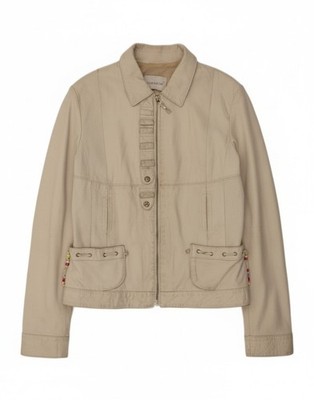 Kor@Kor Damen Lederjacke IT 48 XL Off White Leather BA01