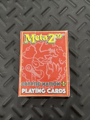 NEW SEALED MetaZoo X USPCC X WPT Kickstarter Cryptid Nation Playing Cards Deck