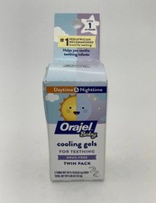 Orajel Baby Daytime Nighttime Cooling Gels for Teething 2-.18 oz. 05/27 Exp