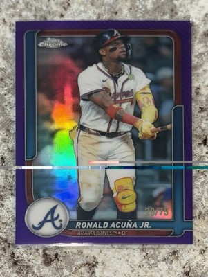 2026 Topps Flagship Ronald Acuna Jr. #13 Purple /75 Atlanta Braves SP