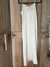 Vintage Velrose White Slip Gown 38 Inches