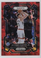 2023-24 Panini Prizm Red Ice Prizm Michael Porter Jr #116 1e90