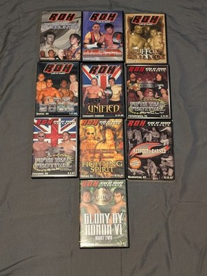 ROH 10 DVD Lot - Pro Wrestling DVDS