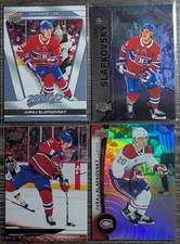 Juraj Slafkovsky Lot of 4 - Montreal Canadiens - Assorted Sets & Years