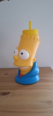 Bart Simpson Trinkbecher mit Strohhalm The Simpsons Universal Studios 2010