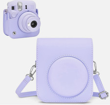 For Fujifilm Instax Mini 12 Case Purple Camera Cover  Free Photo Album