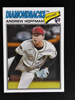 2026 Topps Heritage #211 Andrew Hoffman Rookie Card RC Diamondbacks