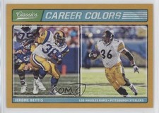 2017 Panini Classics Career Colors Gold Jerome Bettis #CC-8 HOF 7m3