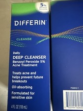 Daily Deep Cleanser for Acne-Prone Skin with 5 Benzoyl Peroxide - 4 Fl Oz