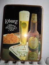 ANCIENNE PUBLICITE BIERE DE LUXE LOBURG GLAXOIDE NON PLAQUE EMAILLEE ANCIENNE