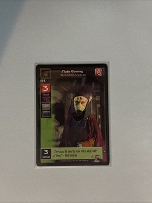 Nute Gunray - Neimoidian Viceroy F14 REFLECTIONS FOIL star wars young jedi ccg
