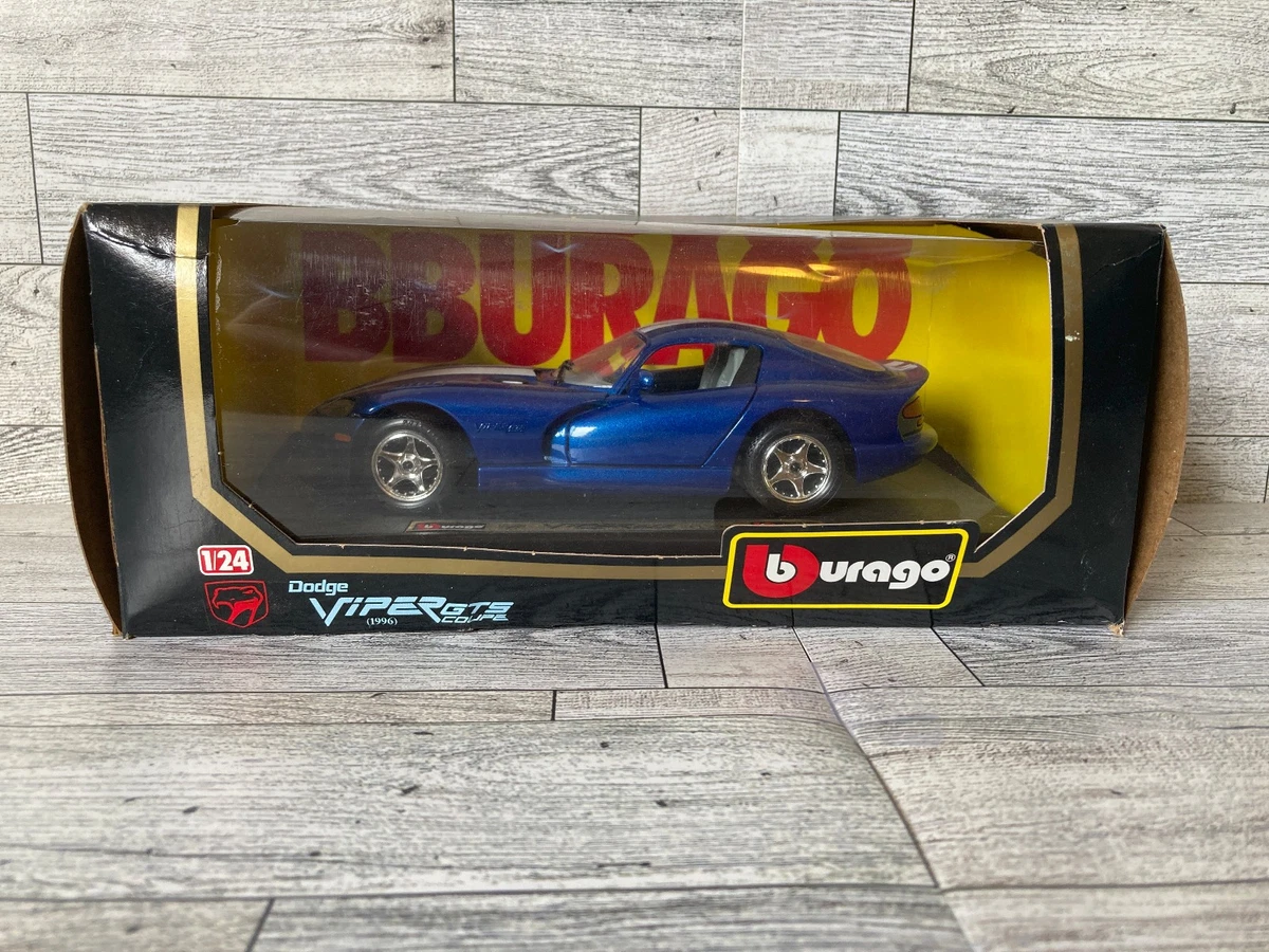 burago 1996年式 ブラゴ　ダッチ　バイパー　GTS クーペ　1/24 Bburago 1996 Dodge Viper GTS Coupe Kit 1:24 - Painted Metal Body