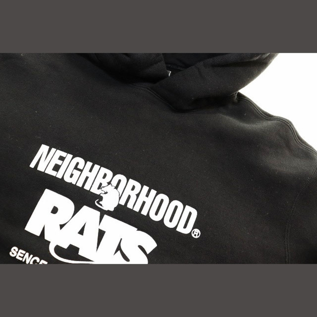 NEIGHBORHOOD × RATS 20TH HOODIE BLACK L 25' SPC-0104 NEIGHBORHOOD × RATS 20TH HOODIE BLACK L 25' SPC-0104