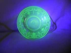 Uranium/Depression Glass Soup Bowl in Cameo/Ballerina Pattern by Anchor Hocking