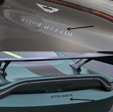Aston Martin Dbx Dbs Superleggera Script Badge Rear Emblem Silver Aston Martin Dbx Dbs Superleggera Script Badge Rear Emblem Silver