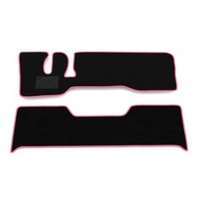 Tappetini compatibili con Mitsubishi Canter doppia cabina - posteriore unito