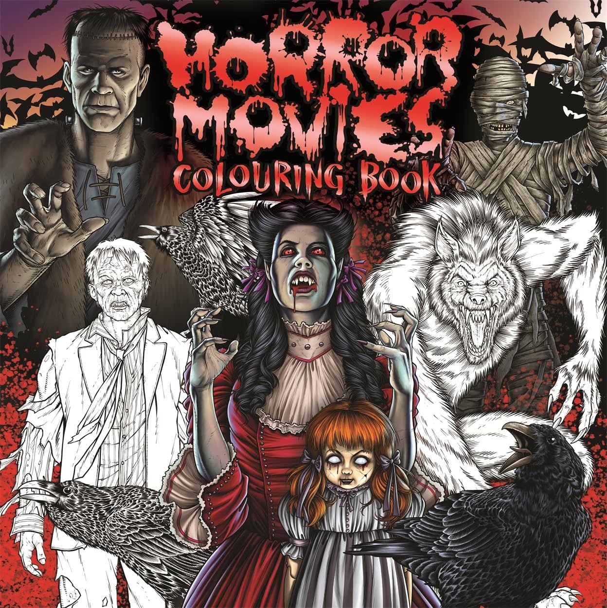 Horror Movies Colouring Book Igloo Books Ltd - Image 6