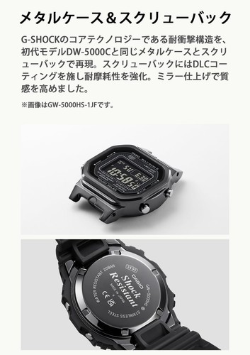 CASIO G-SHOCK GW-5000HS-1JF HERITAGE Series Digital Solar Radio Watch Men JAPAN - Picture 4 of 7