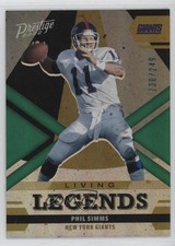 2022 Panini Prestige Living Legends Xtra Points Green /249 Phil Simms #LL-19 0rt