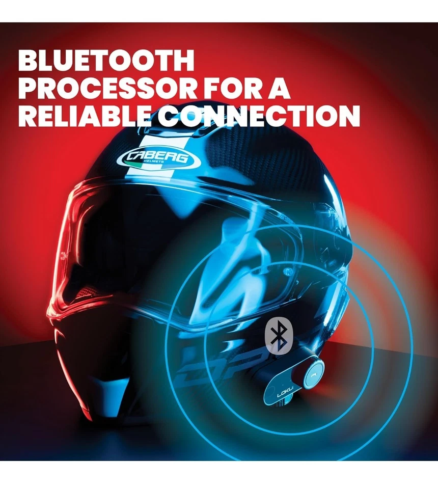 Single Helmet Universal Bluetooth Intercom MIDLAND LOKUI K30 - Image 3 of 4