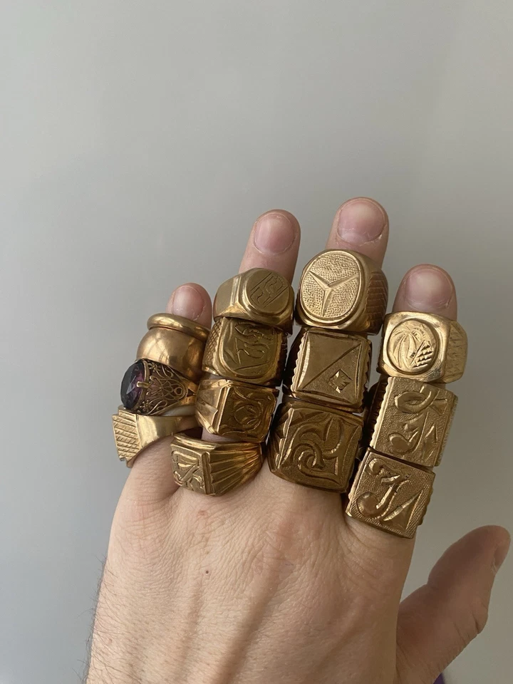 Anillo sello hombre vintage Foto 4 de 4