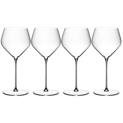 RIEDEL Serie VELOCE 4er-Vorteils-Set Weißweinglas Chardonnay Inhalt 690 ml