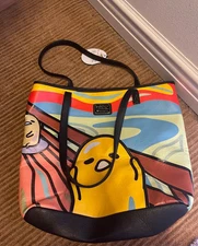 RARE Loungefly Bag Gudetama Museum NWT