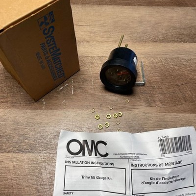 Original OMC 174679 OVP Trimmanzeige Gauge Instrument Anzeige Johnson Evinrude