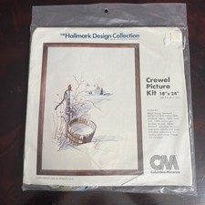 Columbia Crewel Kit Water Pump Minerva Hallmark Sealed 18 x 24 7193 New Sealed