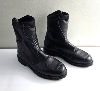 SIDI Sport Rain 8'' Motorcycle Boots Black Men's Size US 7.5 EU 41