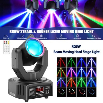 Mini LED Laser Moving Head RGBW Beam Stage DMX Spotlicht Bar Disco Party Show