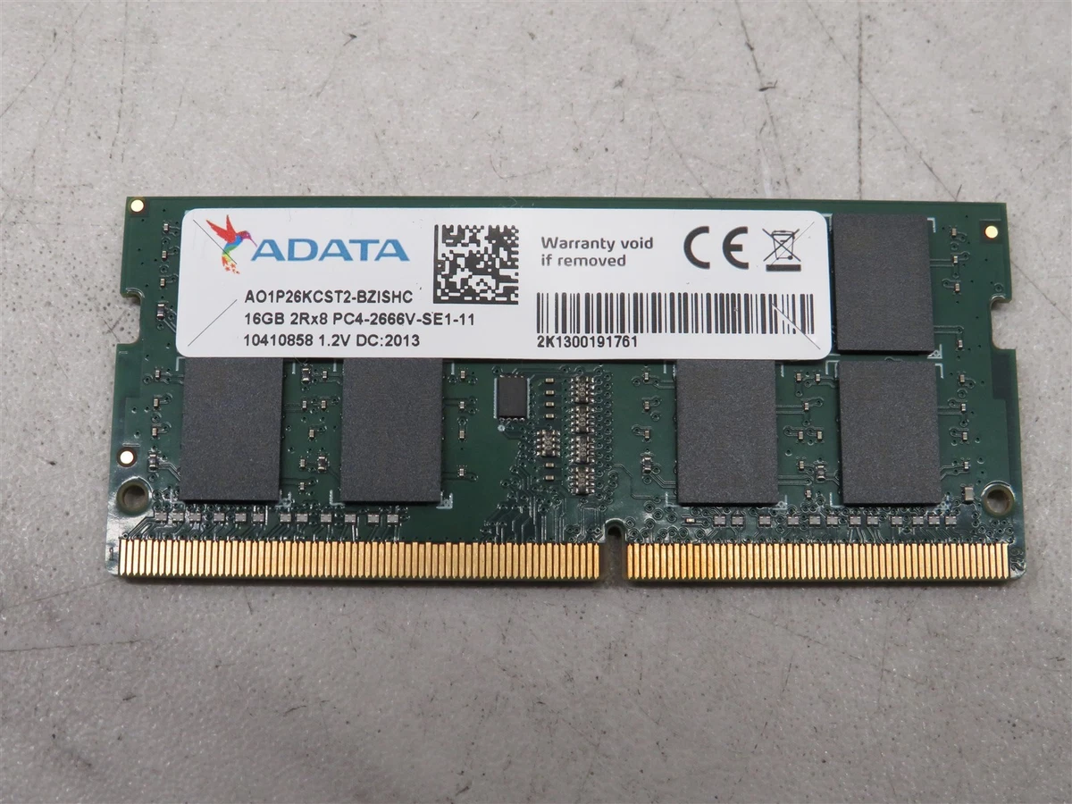 ADATA DDR4 SDRAM 16 GB Capacity per Module Memory (RAM) for sale