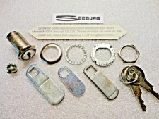 Seeburg Cash Box Lock, 1-1/8" 2 Keys, Extra Parts, Quick shipping, Read Below #1